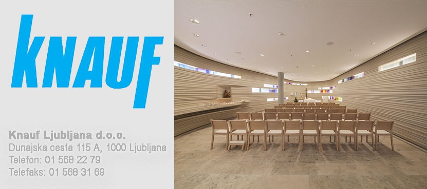 Fleksibilno načrtovanje, naravni materiali, preizkušene in certificirane sitemske rešitve.  Vse to in še več vam nudi KNAUF Ljubljana d.o.o.